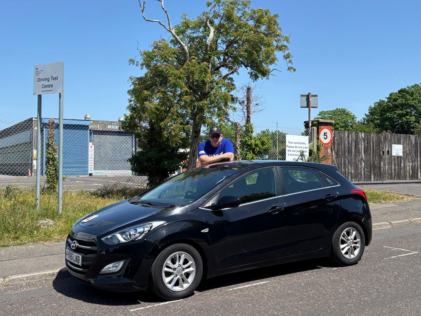 CP Driving's manual car at Poole Driving Test Centre on Harwell Road